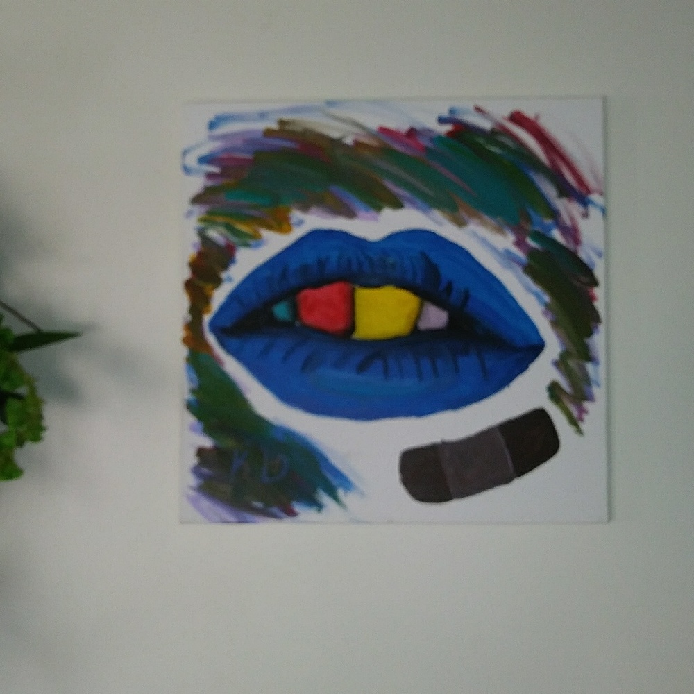 Self bondage painting